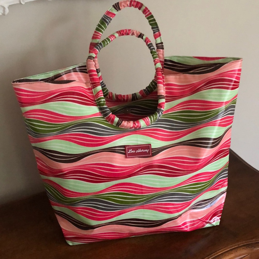 Multi colored tote
